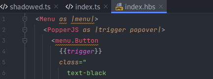 screenshot of WebStorm incorrectly identifying components, and yielded values